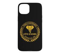 Côte D'Ivoire Terre d'Esperance Elephant 1960 Coque pour iPhone 15 Plus