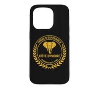 Côte D'Ivoire Terre d'Esperance Elephant 1960 Coque pour iPhone 15 Pro