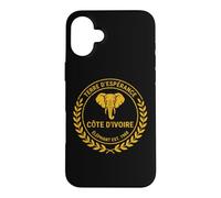 Côte D'Ivoire Terre d'Esperance Elephant 1960 Coque pour iPhone 16 Plus