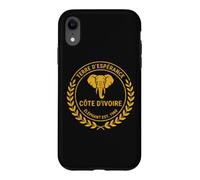 Côte D'Ivoire Terre d'Esperance Elephant 1960 Coque pour iPhone XR