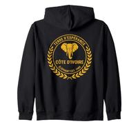 Côte D'Ivoire Terre d'Esperance Elephant 1960 Sweat à Capuche
