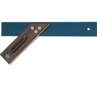 ECE Équerre à onglet de précision L. manche 300 mm avec chanfrein bois de palissandr Quantité:1