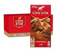Cote D'Or - 18 Tablettes de chocolat au lait L'Original - (18x200g)