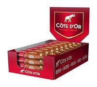 Côte d'Or - Bâton Chocolat au Lait et Noisettes Entières - Barres Chocolatées avec Cacao 100% Durable - Présentoir de 32 barres (45 g)