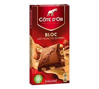 COTE D'OR Bloc lait entier noisette (1 x 180g)