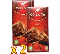 Cote d'or Chocolat au Lait - Lot de 2 x 200g