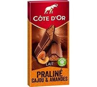 Côte d'Or Chocolat au lait praliné, cajou & amandes - La tablette de 200g