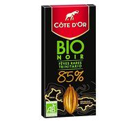 COTE D'OR - Chocolat Bio Noir 85% 90G - Lot De 4