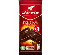 Côte d'Or Chocolat noir extra - Les 3 tablettes de 100g, 300g