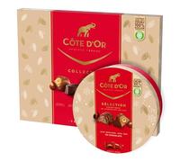 CÔTE D'OR - Coffret Sélection de 187g & Coffret Collection de 345g - Assortiments de Chocolats de Fêtes - Boîtes à Partager ou à Offrir - Idée Cadeau Noël - Lot de 2 Coffret