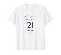 CÔTE d'or Life 21 Dijon Bourgogne-Franche-Comté Francia T-Shirt Graphique avec Valeur