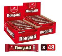 Côte d'Or Nougatti - 2 Présentoirs de 24 barres chocolatées - Barre de Nougat enrobée de Chocolat au Lait - Cacao 100% Durable