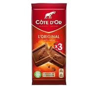 Côte d'Or - Tablette Chocolat au Lait - L'Original - Extra Fin - 3 x 100 g