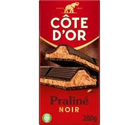 Côte d'Or - Tablette Chocolat Noir et Praliné Noisettes - 200g