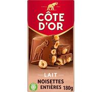 COTE D'OR Bloc Lait Noisettes - 180 g