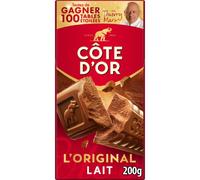 CÔTE D'OR Tablette de Chocolat au Lait Familial 200