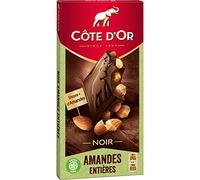 Côte d'Or, tablette de chocolat noir aux amandes (1 x 180 g)