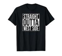 Côté Ouest Droit T-Shirt Graphique avec Valeur, Homme, Noir, L