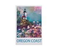 Côte Ouest, Oregon,Puzzles pour Adultes Puzzle 1000 Pièces pour Adolescents Adultes Jeux De Puzzles Amusants uzzle en Bois Cadeaux De Noël Et d'anniversaire(75x50cm)-GB100