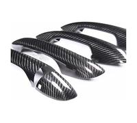 Côté Poignée Couvercles Pour Benz C E S GLC GLE Classe W205 W213 X253 W222 C292 W167 W177 RHD Voiture Véritable Poignée Porte En Fiber Carbone Garniture Couverture(2dr With Smart)