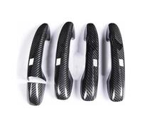 Côté Poignée Couvercles Pour Benz C E S GLC GLE Classe W205 W213 X253 W222 C292 W167 W177 RHD Voiture Véritable Poignée Porte En Fiber Carbone Garniture Couverture(4dr With Smart)