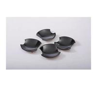 Côté Poignée Couvercles Pour Civic 2006 2007 2008 2009 2010 2011 Garniture Décorative Poignée Porte Voiture Accessoires Style Noir Brillant Chromé(Black a)