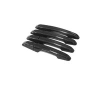 Côté Poignée Couvercles Pour J-aguar Pour XE Pour XF Pour X260 Pour F-PACE Poignée De Porte En Fiber De Carbone Garniture Cadre Autocollant Couverture(2)