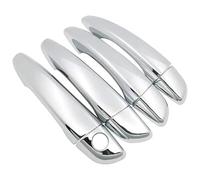 Côté Poignée Couvercles Pour P&eugeot 208 P21 2019-2024 Accessoires Voiture Garniture Poignée Porte Bande Extérieure ABS Décorative(Style4)