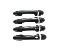 Côté Poignée Couvercles Pour Toyota Pour Hilux Pour Revo Pour Rocco 2016-2023 Moulage Poignée Porte Extérieure En Fibre Carbone Garniture Décorative