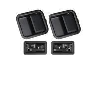 Côté Poignée Extérieure Pour Jeep Pour Wrangler Pour YJ 1991-1995 Pour TJ 1997-2006 4 Pièces Poignée De Porte Accessoires De Voiture 55176383AE 55176476 Poignée Porte Extérieure