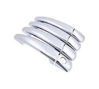 Côté Porte Poignée Couvercle Pour Peugeot 2008 A94 MK1 2013-2019 Couvercle Poignée Porte Extérieure Voiture Anti-rayures Style Accessoires Pièces Automobiles(Silver B)