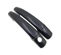 Côté Porte Poignée Couvercle Pour Peugeot 2008 A94 MK1 2013-2019 Housses Poignée Porte Voiture Garniture Anti-rayures Style Extérieur Accessoires Automobiles(Carbon a)