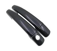 Côté Porte Poignée Couvercle Pour Peugeot 2008 A94 MK1 2013-2019 Housses Poignée Porte Voiture Garniture Style Anti-rayures Pièce Extérieure Accessoires Automobiles(Carbon a)