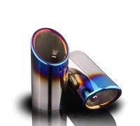 CôTé Queue Gorge 2 Embouts De Pot D'échappement En Acier Inoxydable Atreus Pour Volvo Pour S60 V40 V60 XC60 2011-2013 Sifflet D'éChappement Pour Voiture(Bleu)