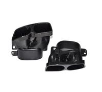 CôTé Queue Gorge Pour Mercedes Pour Benz Pour Classe C E S GLS GLE Sortie D'échappement Rectangulaire Silencieux Sifflet D'éChappement Pour Voiture(Carbone)