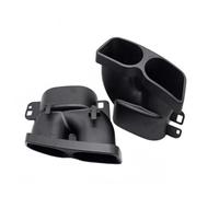 CôTé Queue Gorge Pour Mercedes Pour Benz Pour Classe C E S GLS GLE Sortie D'échappement Rectangulaire Silencieux Sifflet D'éChappement Pour Voiture(Noir)