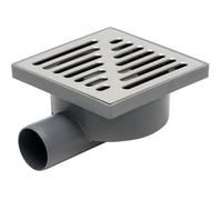 TR Siphon de Sol en Acier Inoxydable 150 x 150 cm