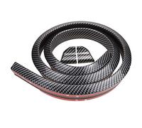 Côté Spoiler de Voiture Spoiler De Queue en Caoutchouc 5D Universel DIY Refentement Spoiler 1.5M Car-Car-CY-Spoiler Arrière(Carbon Fiber)