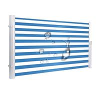 Côté terrasse rétractable - Imperméable et résistant aux UV pour jardin, cour et balcon, hauteur 160-200 cm, longueur 300-500 cm