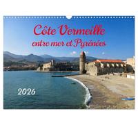 Côte Vermeille entre mer et Pyrénées (Calendrier mural 2026 DIN A3 horizontal), CALVENDO calendrier mensuel