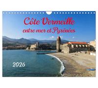 Côte Vermeille entre mer et Pyrénées (Calendrier mural 2026 DIN A4 horizontal), CALVENDO calendrier mensuel