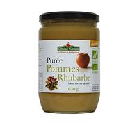 Côteaux Nantais - Purée Pommes Rhubarbe Demeter 630G - Unité