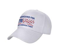COTECI Casquettes pour papa pour hommes Americans For Trump Keep America First ! Casquette pour homme