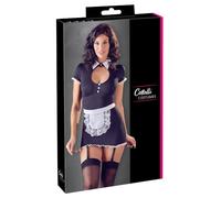 Cotelli Collection Costume de Bonne Sexy avec Jarretières