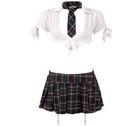 Cottelli Collection Costume d'Ecolière en Bleu Taille XL