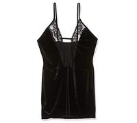 Cotelli Collection Mini Vestido Con Escote Profundo Babydoll Robe de Velours Femme