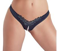 Cotelli Collection String avec Perles Noir Taille Petit
