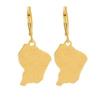 COTEMODE ACCESSOIRES DE MODE Boucles d'oreilles pour Femme - Acier 316 doré - Guyane