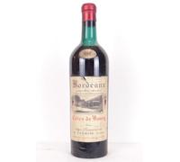 côtes de bourg coopérative de tauriac rouge 1957 - bordeaux