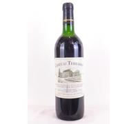 côtes de castillon château terrasson (n1) rouge 1986 - bordeaux